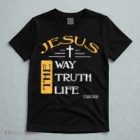 Jesus The Way Truth Life Christian T-Shirt thumb 5