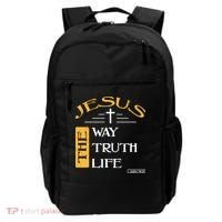 Jesus The Way Truth Life Christian Backpack thumb 0