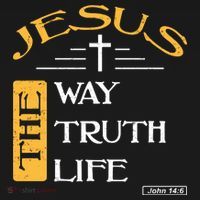 Jesus The Way Truth Life Christian Women's Tank Top thumb 5