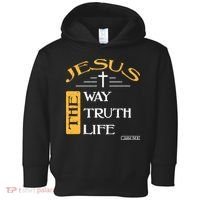 Jesus The Way Truth Life Christian Toddler Hoodie thumb 0