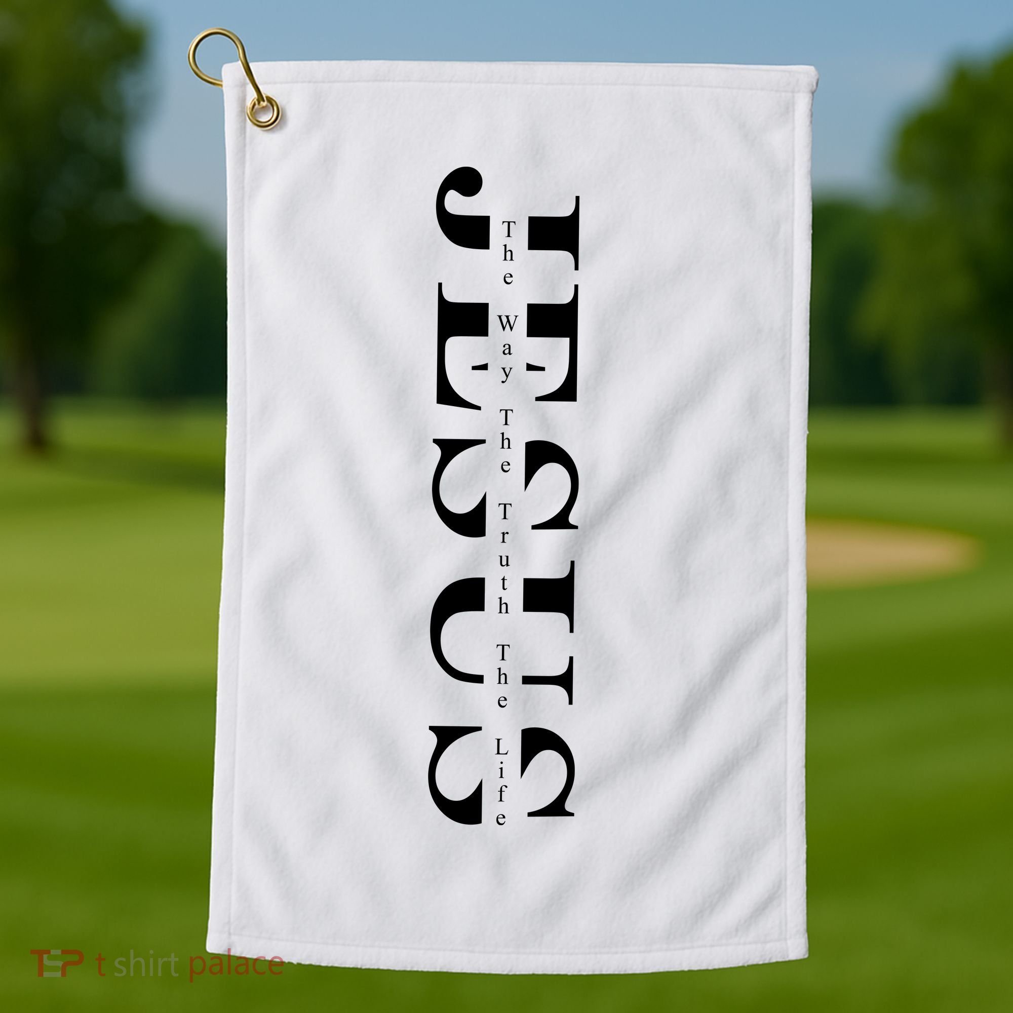 Jesus The Way The Truth The Life Golf Towel