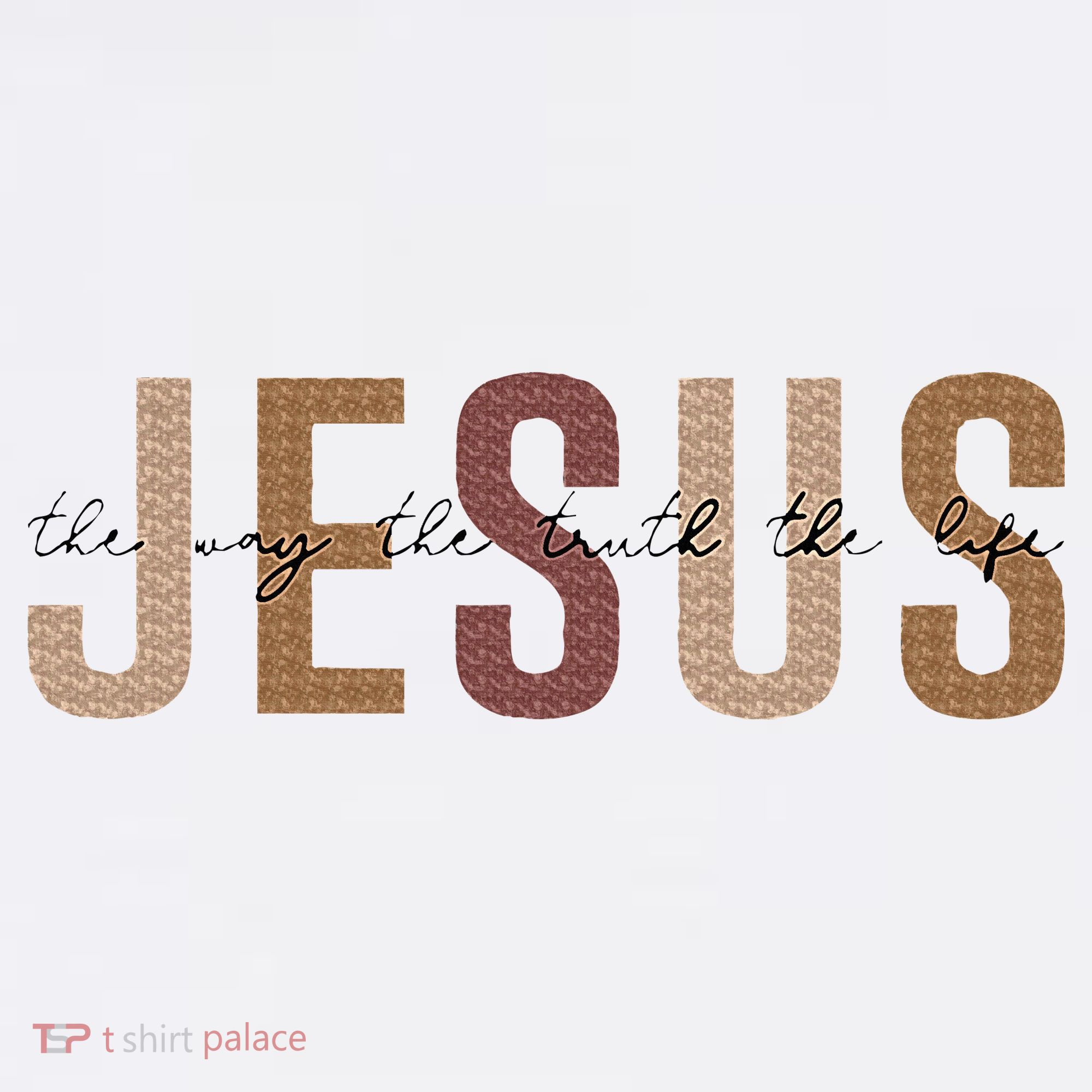 Jesus The Way Truth Life Bible Verse Christian Polo