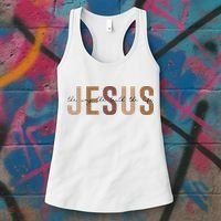 Jesus The Way Truth Life Bible Verse Christian Women's Tank Top thumb 3