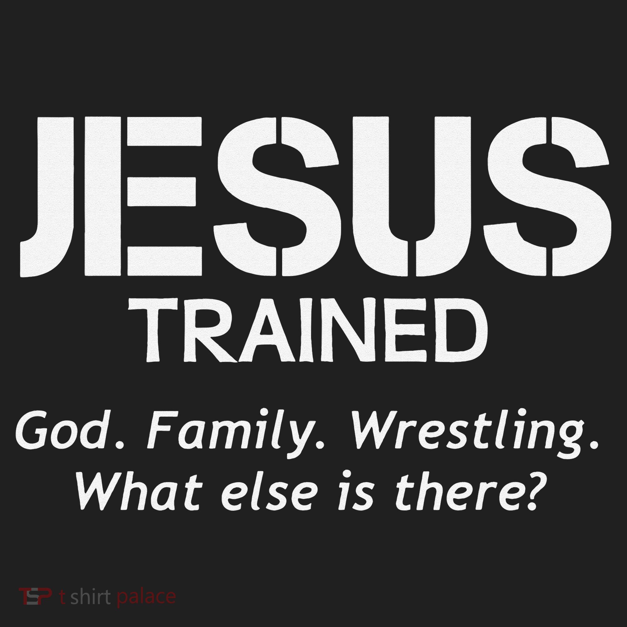 Jesus Trained Wrestling Funny Wrestler Muscle  Women's Sweatshirt
