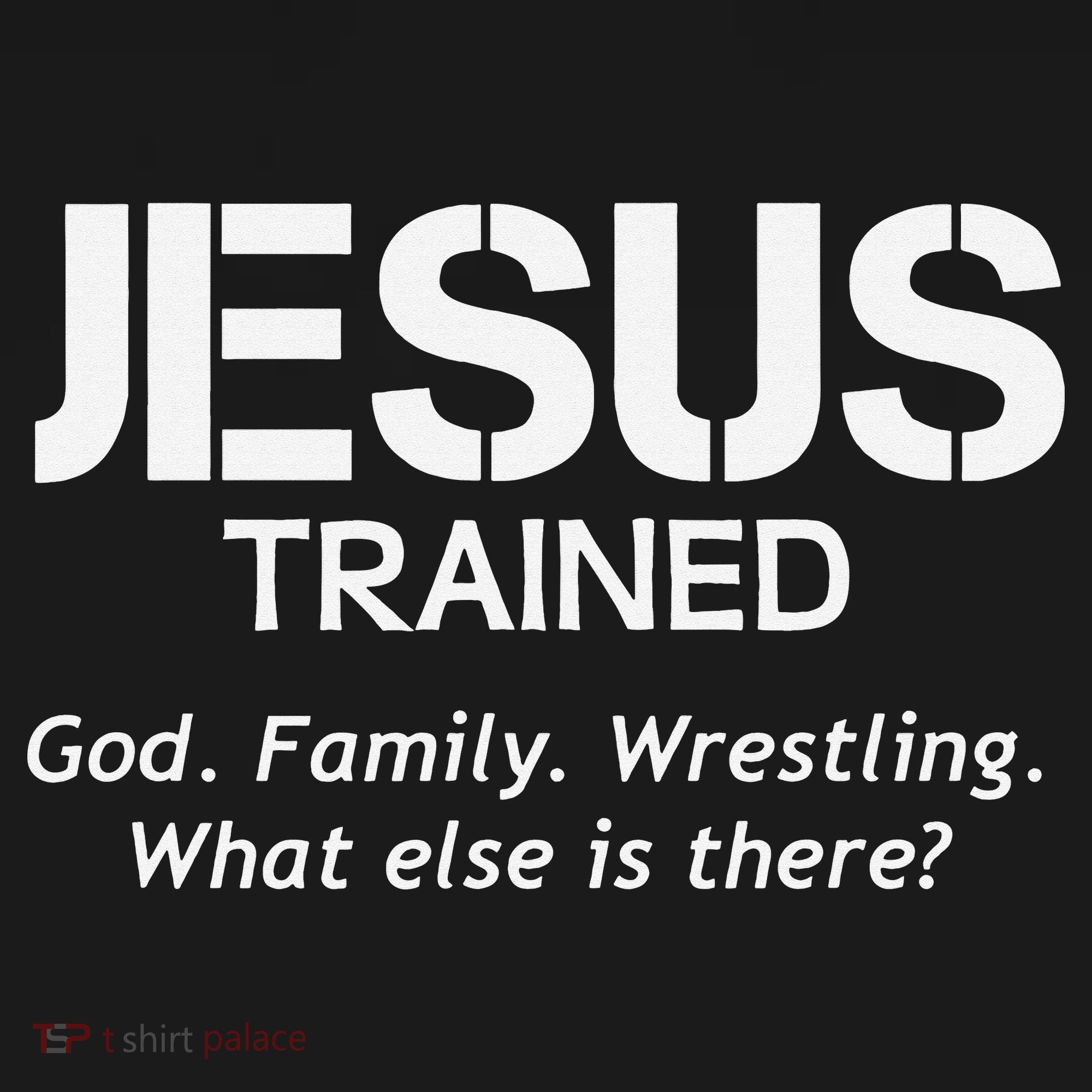 Jesus Trained Wrestling Funny Wrestler Muscle  Coaster