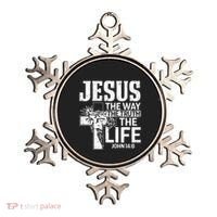 Jesus The Way The Truth The Life Great Gift Ornament thumb 0