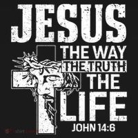 Jesus The Way The Truth The Life Great Gift Ornament thumb 1