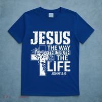 Jesus The Way The Truth The Life Great Gift T-Shirt thumb 5