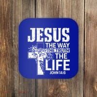Jesus The Way The Truth The Life Great Gift Coaster thumb 0