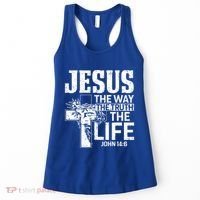 Jesus The Way The Truth The Life Great Gift Women's Tank Top thumb 0