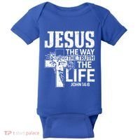 Jesus The Way The Truth The Life Great Gift Baby Bodysuit thumb 0