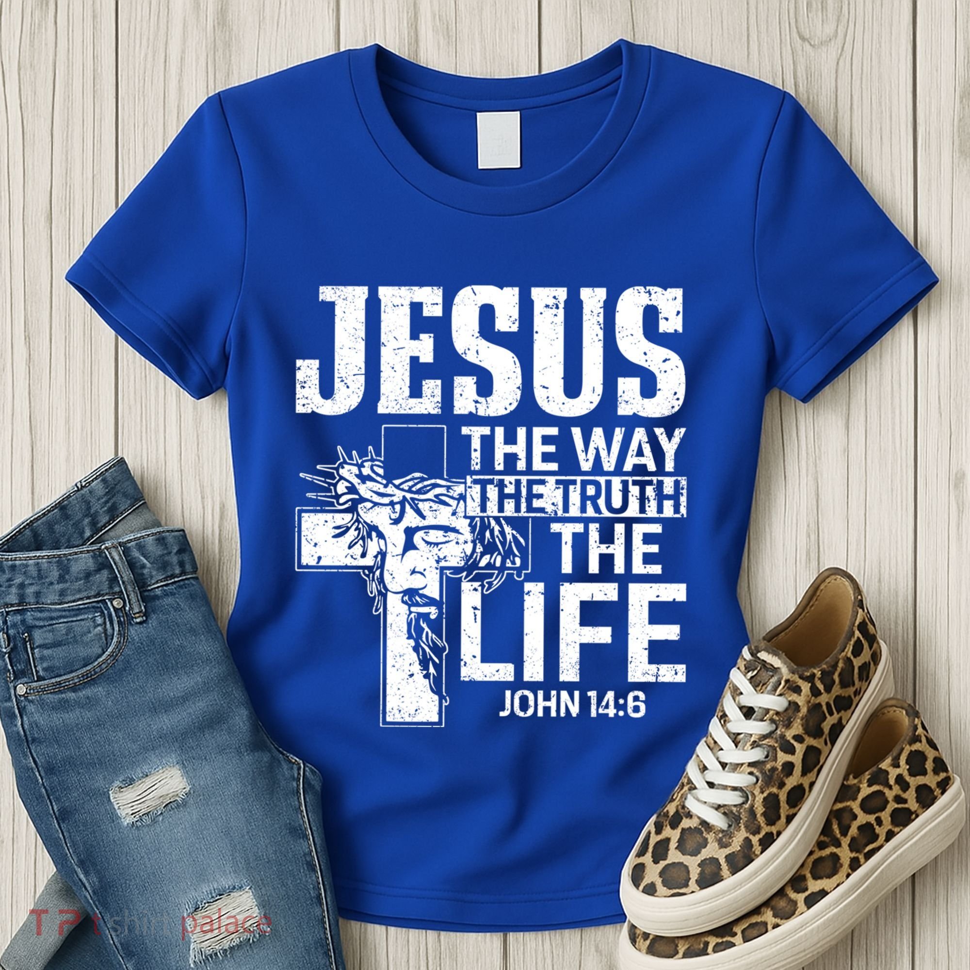 Jesus The Way The Truth The Life Great Gift Women's T-Shirt