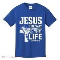 Jesus The Way The Truth The Life Great Gift Kids T-Shirt thumb 0