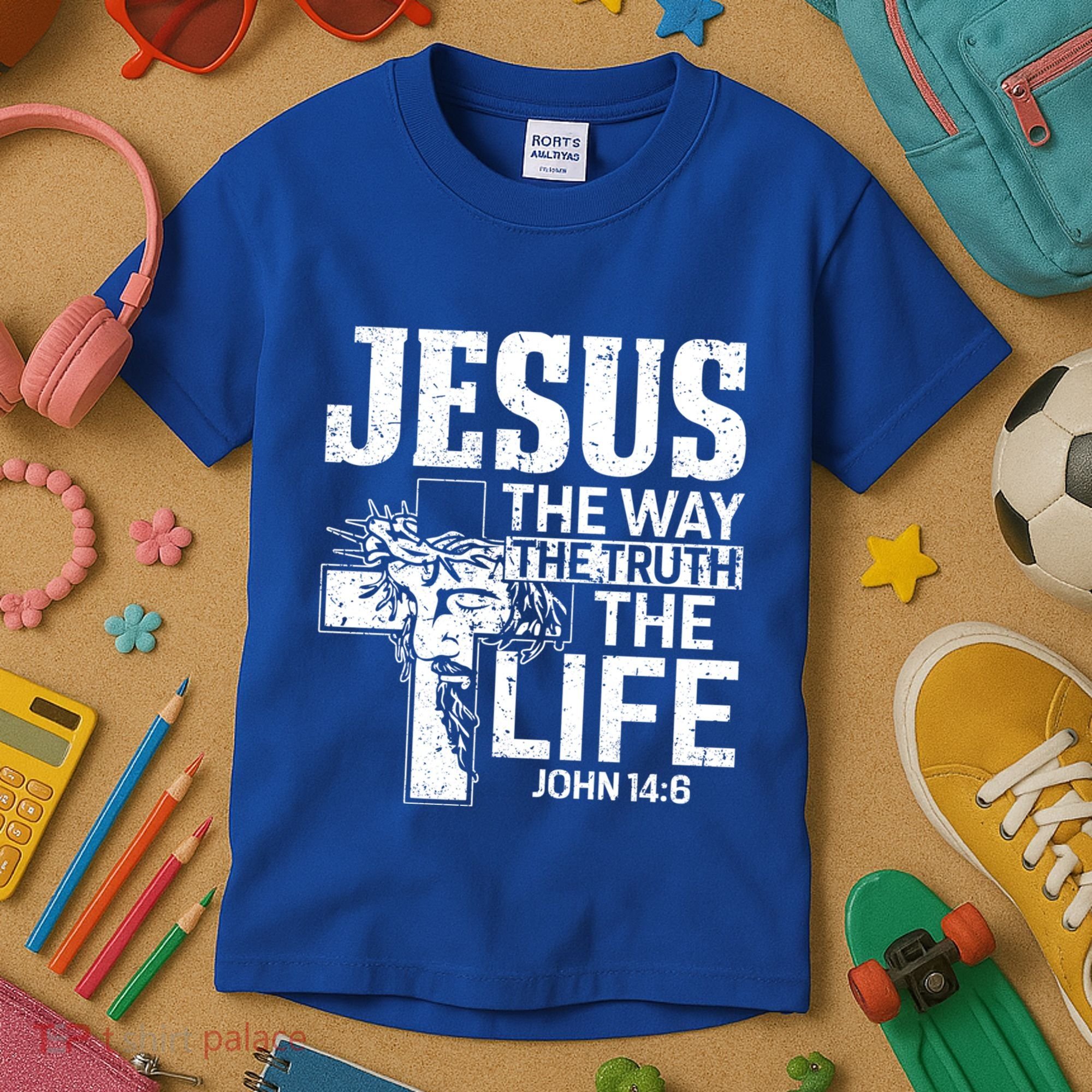 Jesus The Way The Truth The Life Great Gift Kids T-Shirt