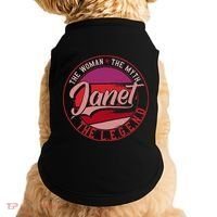 Janet The Woman The Myth The Legend Doggie Tank thumb 0