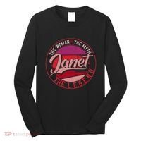 Janet The Woman The Myth The Legend Long Sleeve Shirt thumb 0