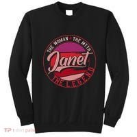 Janet The Woman The Myth The Legend Sweatshirt thumb 0
