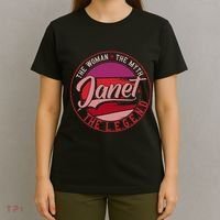 Janet The Woman The Myth The Legend T-Shirt thumb 4