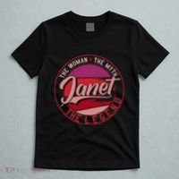 Janet The Woman The Myth The Legend T-Shirt thumb 5
