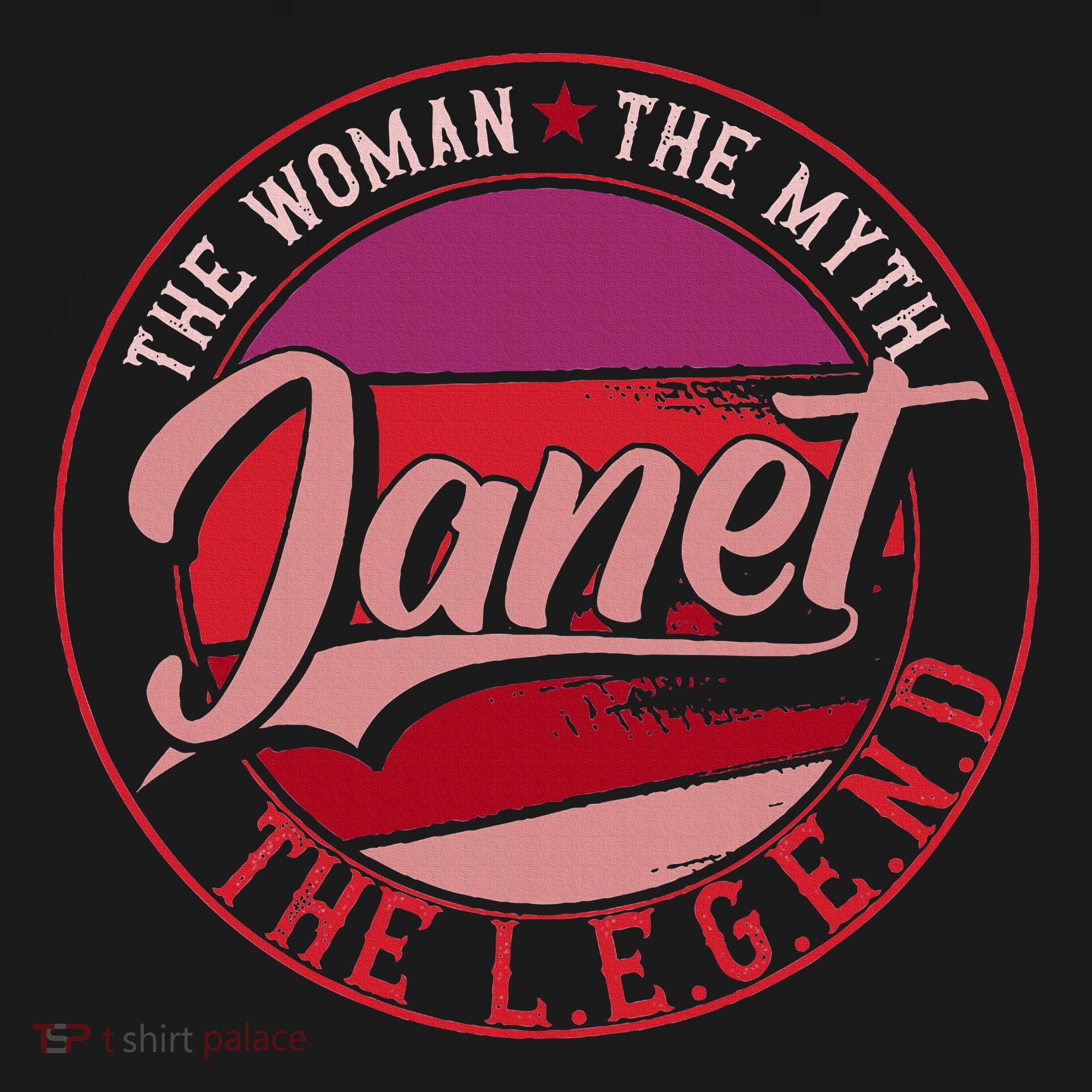 Janet The Woman The Myth The Legend Women's Hoodie