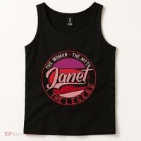 Janet The Woman The Myth The Legend Tank Top thumb 2