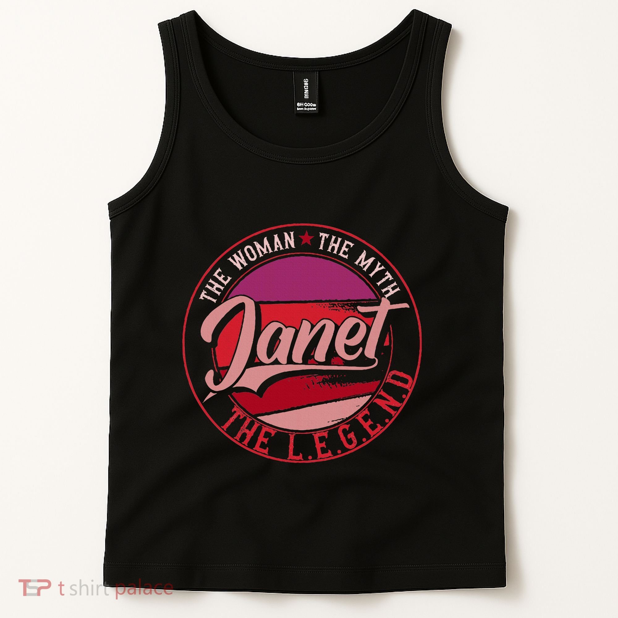 Janet The Woman The Myth The Legend Tank Top