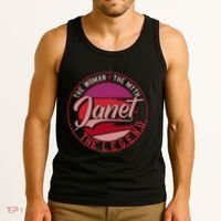 Janet The Woman The Myth The Legend Tank Top thumb 3