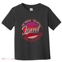 Janet The Woman The Myth The Legend Toddler T-Shirt thumb 0