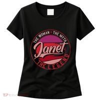 Janet The Woman The Myth The Legend Women's T-Shirt thumb 0