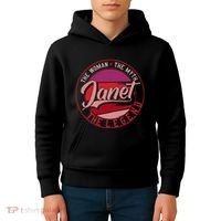 Janet The Woman The Myth The Legend Kids Hoodie thumb 4