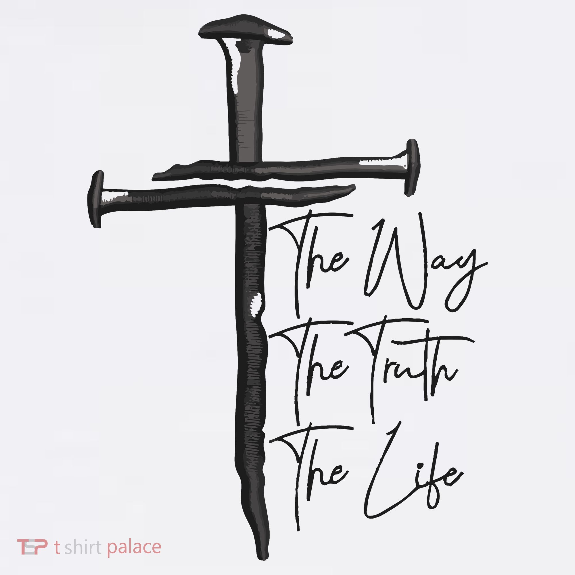 Jesus The Way The Truth The Life Machine Embroidery Jesus Christian Women's Tank Top