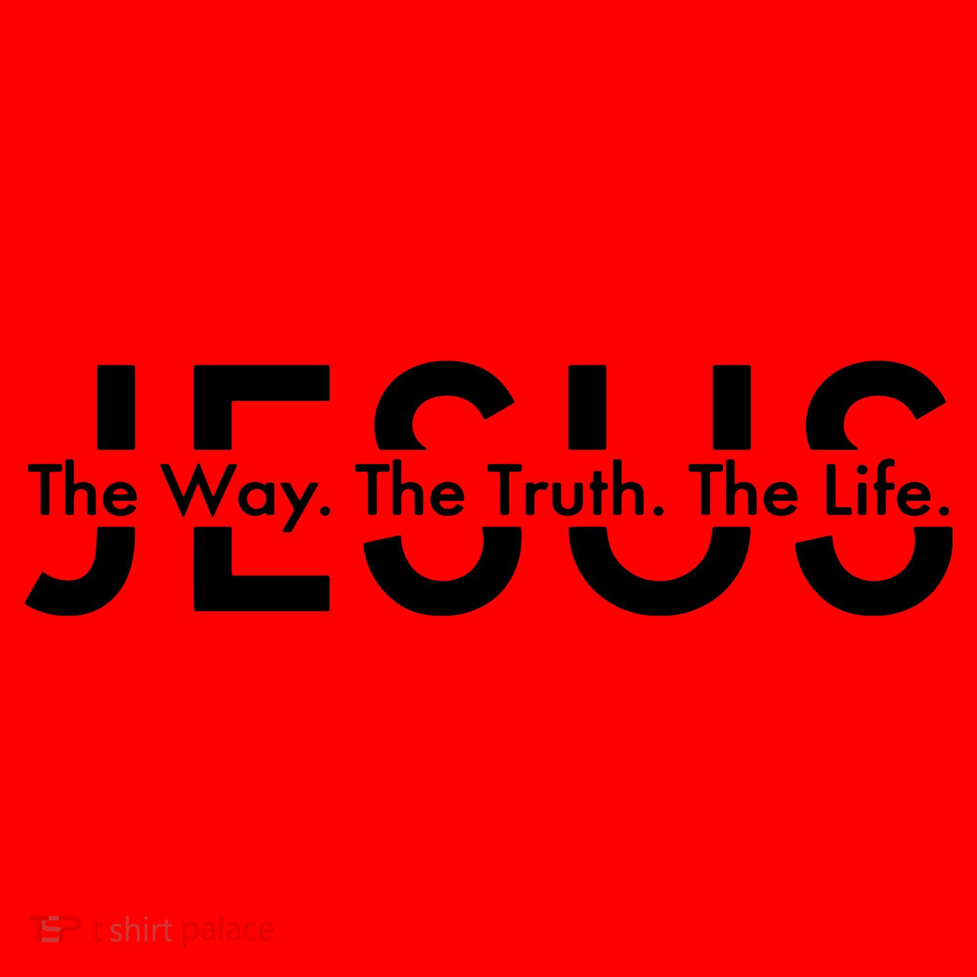 Jesus The Way The Truth The Life Santa Hat
