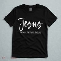 Jesus The Way The Truth The Life Christian Religious T-Shirt thumb 5
