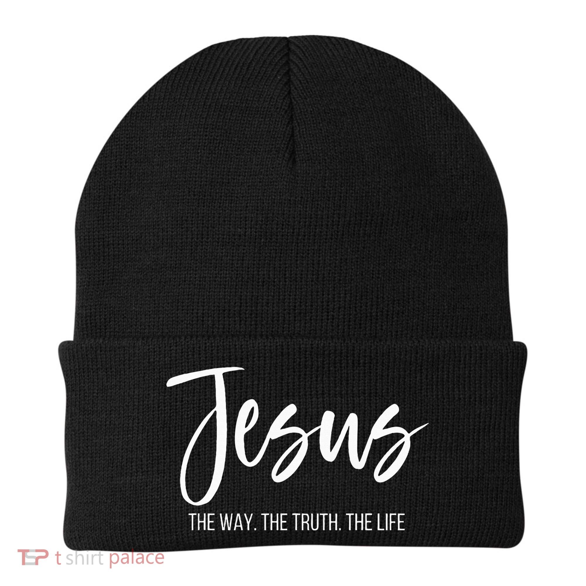Jesus The Way The Truth The Life Christian Religious Beanie