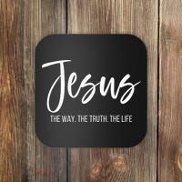 Jesus The Way The Truth The Life Christian Religious Coaster thumb 0