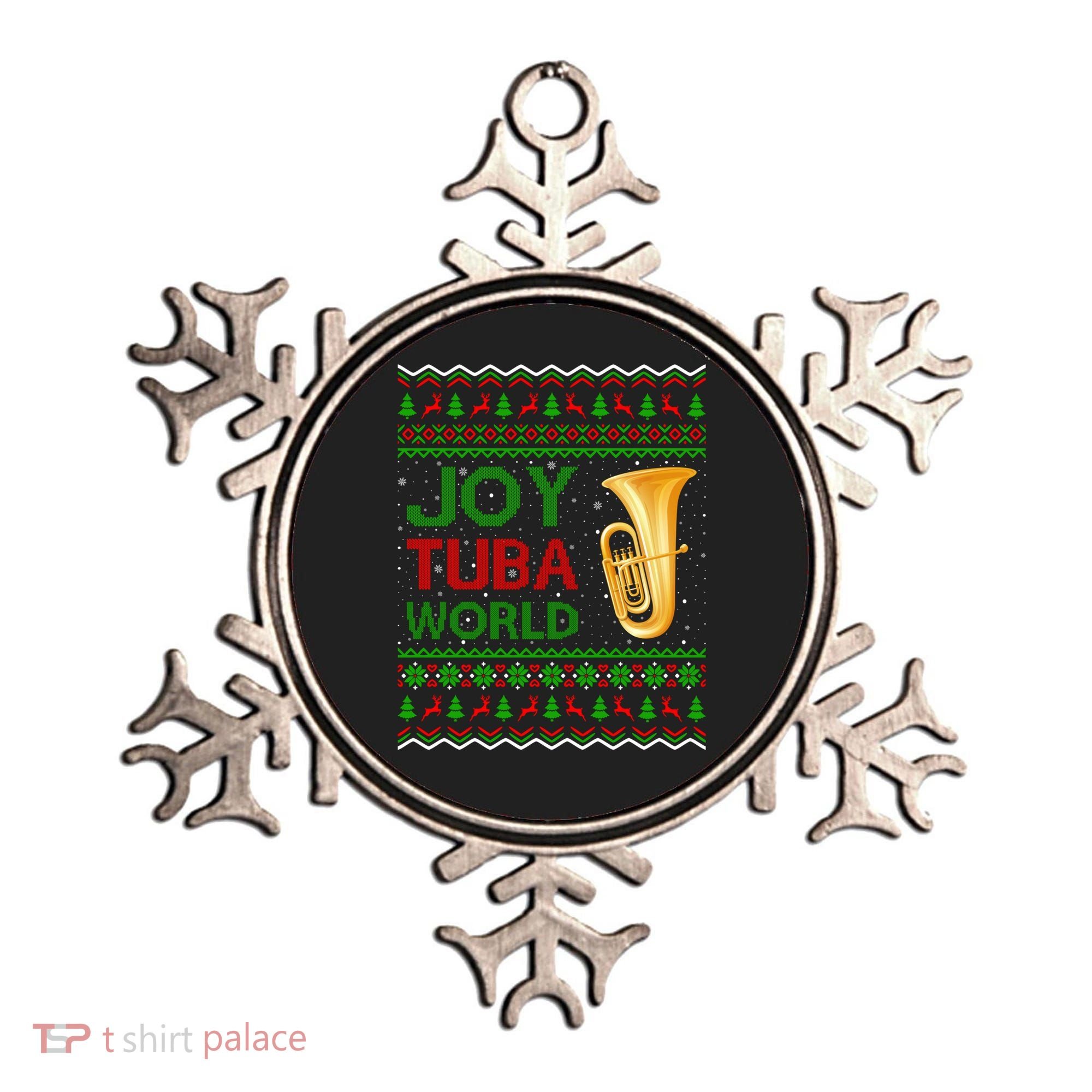 Joy Tuba World Music Lover Xmas Gift Ugly Tuba Christmas Gift Ornament