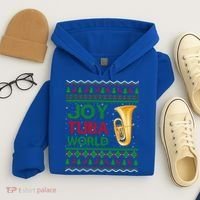 Joy Tuba World Music Lover Xmas Gift Ugly Tuba Christmas Gift Hoodie thumb 4
