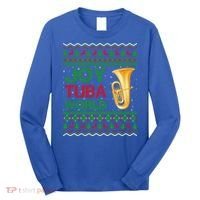 Joy Tuba World Music Lover Xmas Gift Ugly Tuba Christmas Gift Long Sleeve Shirt thumb 0