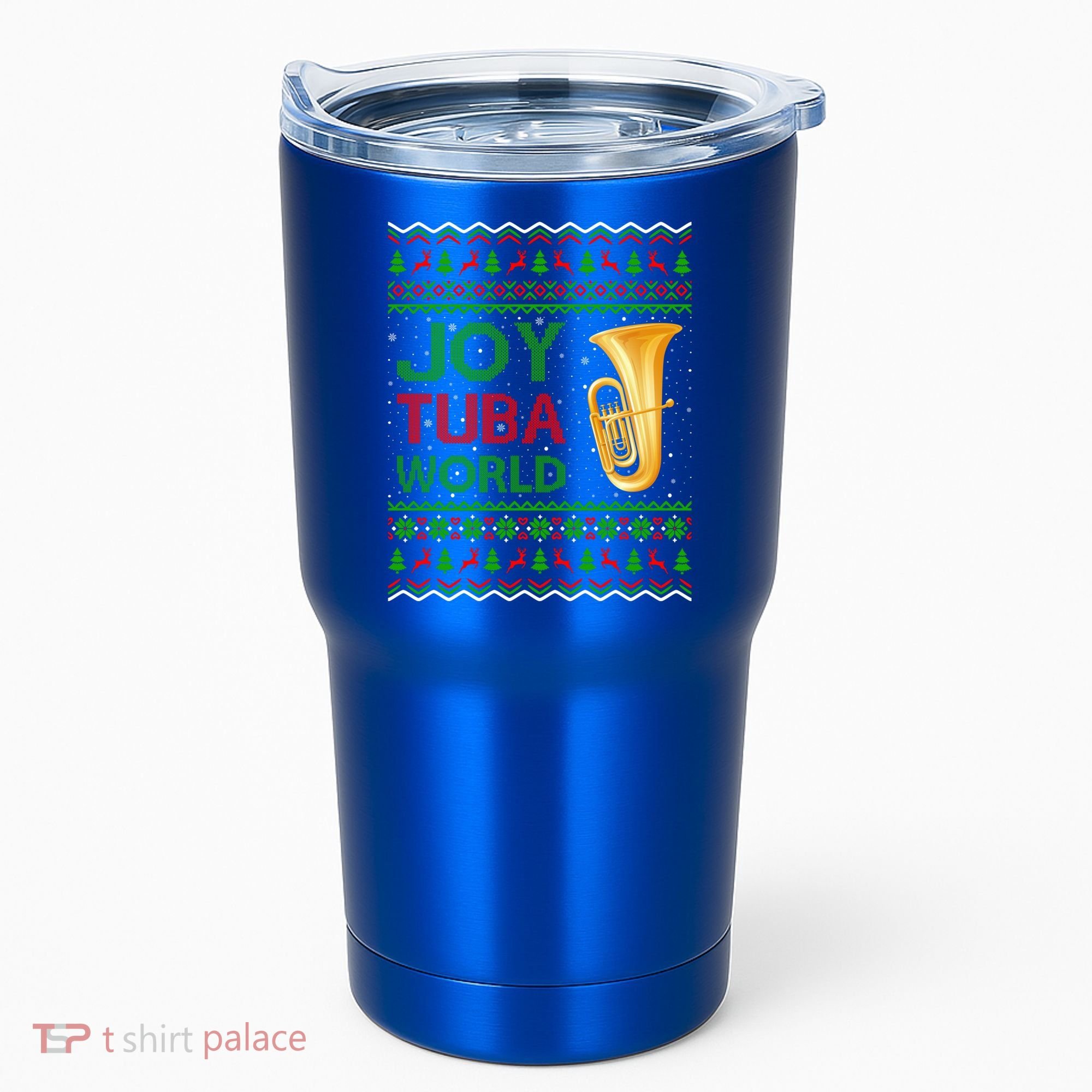 Joy Tuba World Music Lover Xmas Gift Ugly Tuba Christmas Gift Tumbler
