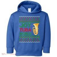 Joy Tuba World Music Lover Xmas Gift Ugly Tuba Christmas Gift Toddler Hoodie thumb 0