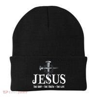 Jesus The Way The Truth The Life John 146 Christiant Beanie thumb 0