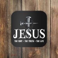 Jesus The Way The Truth The Life John 146 Christiant Coaster thumb 0
