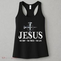 Jesus The Way The Truth The Life John 146 Christiant Women's Tank Top thumb 3