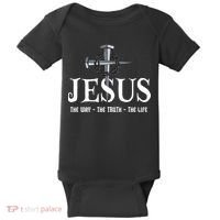 Jesus The Way The Truth The Life John 146 Christiant Baby Bodysuit thumb 0