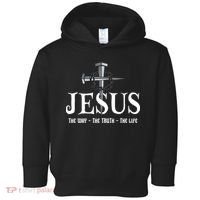 Jesus The Way The Truth The Life John 146 Christiant Toddler Hoodie thumb 0