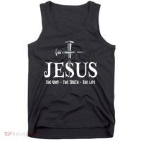 Jesus The Way The Truth The Life John 146 Christiant Tank Top thumb 0