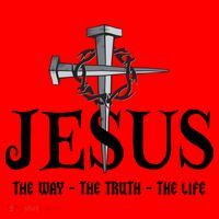Jesus The Way The Truth The Life John 146 Christiant Santa Hat thumb 1