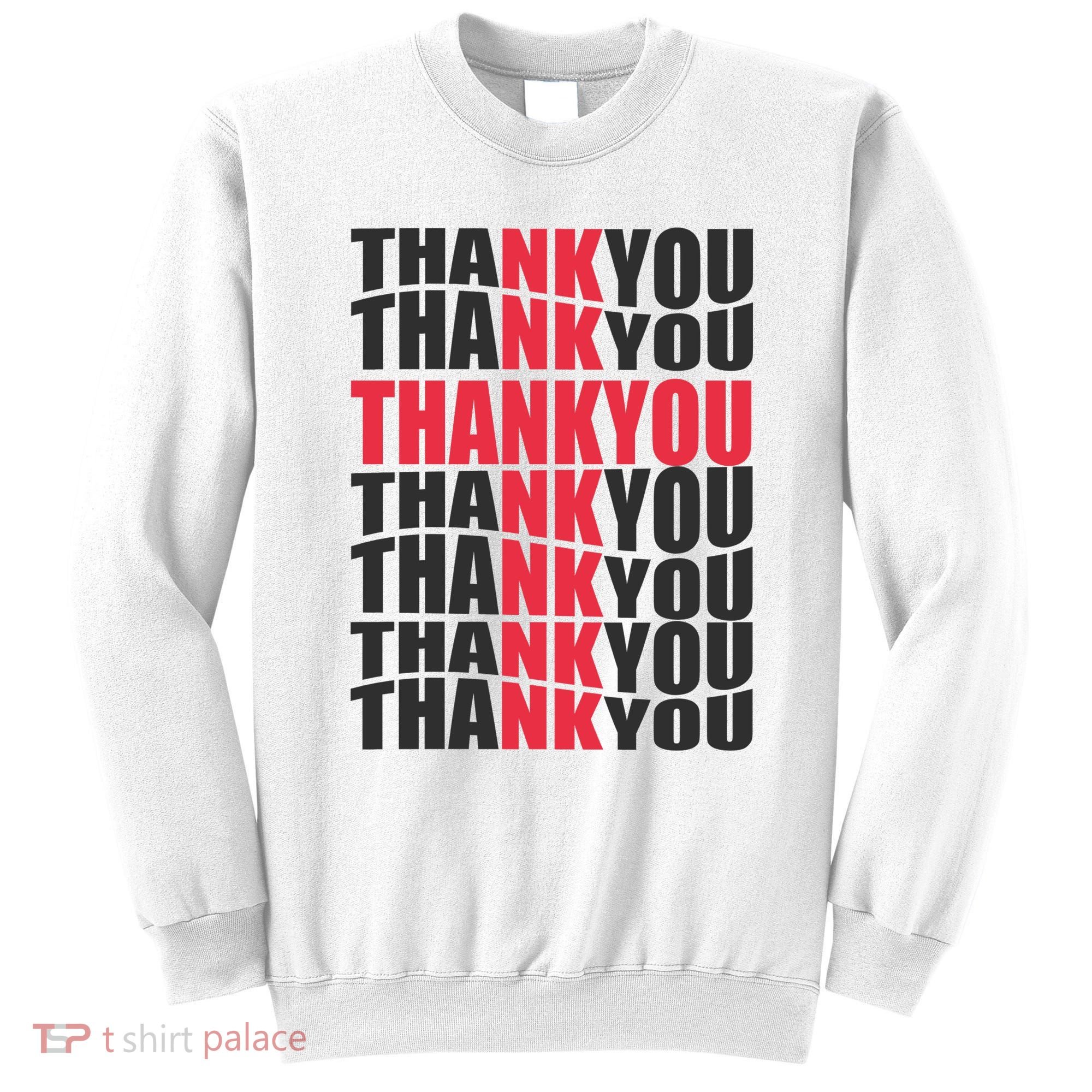 Jesus Thank You Cross Lord Savior Christian Love Religious Sweatshirt