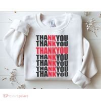 Jesus Thank You Cross Lord Savior Christian Love Religious Sweatshirt thumb 2