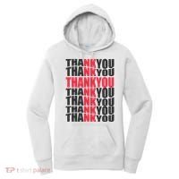 Jesus Thank You Cross Lord Savior Christian Love Religious Women's Hoodie thumb 0